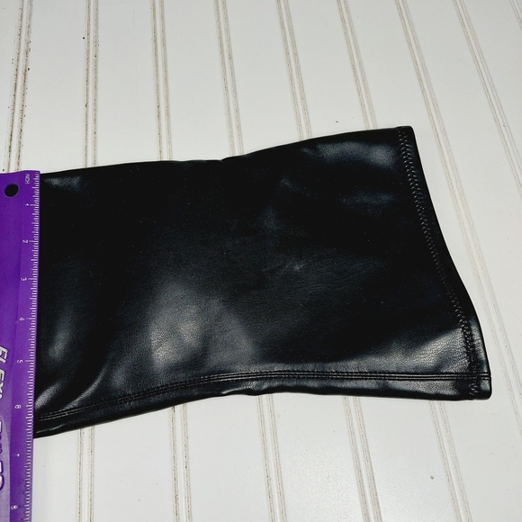 New Open Edit Kami Pointed Toe Over the Knee Black Stilletto Heel Boot K399 - Picture 13 of 15